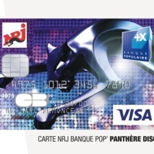 Carte bancaire NRJ Banque Pop' Panthère Disco