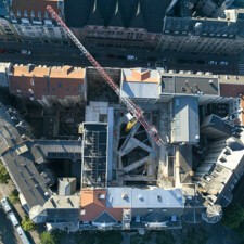 Charlemagne - Travaux - vue aérienne