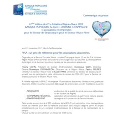 Communiqué de presse - PIRA 2017 - Illkirch