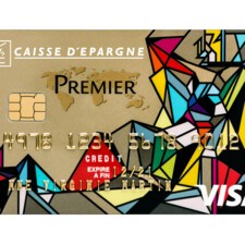 Carte bancaire Caisse d'Epargne Visa Premier  "Urban Art" signée Stoul