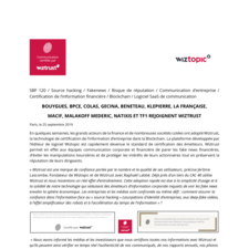 CP - Bouygues, BPCE, Colas... rejoignent Wiztrust