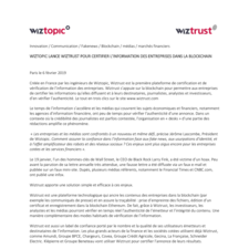 CP Wiztopic lance Wiztrust certifié.pdf
