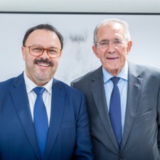 Dominique WEIN, Directeur général de la BPALC et Pierre DAP