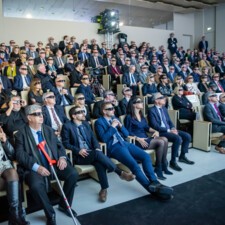 Passage de la 2D du projet audacieux Charlemagne à la 3D réalisé lors de l'inauguration du nouveau siège de la BPALC