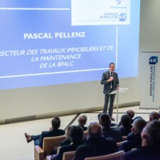 Pascal PELLENZ, Directeur des Travaux immobiliers et de la maintenance de la BPALC