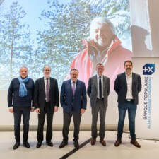 Les architectes et les hommes clés de la BPALC dans la construction du siège Charlemagne