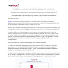[CP] Baromètre Wiztopic #2