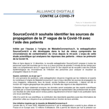 Communiqué SourceCovid.fr - 14-12-2020