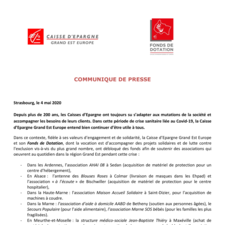 La Caisse d'Epargne Grand Est Europe au soutien des associations du Grand Est.pdf