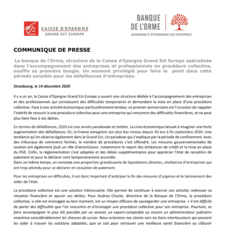 La banque de l'Orme souffle sa première bougie