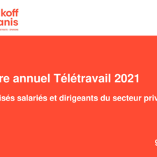 Baromètre annuel Télétravail Malakoff Humanis 2021