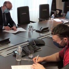 Signature du renouvellement de la Convention entre la BPALC et les JA 57