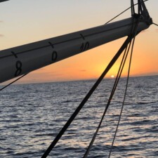 [PHOTO] Coucher de soleil pendant le Vendée Globe à bord de MACSF