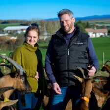 Nathalie et Julien Baccus, SCEA Du Haut de la Vigne ©Jean-Michel Gerber