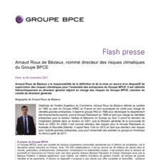 20211129_Flash Presse-Groupe BPCE_ Arnaud Roux de Bézieux, nommé directeur des risques climatiques du Groupe BPCE.pdf