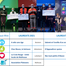 [PHOTOS] PRIX INITIATIVES REGION ALSACE et FONDS ACEF POUR LA SOLIDARITE 2021 et 2020 pour le Haut-Rhin