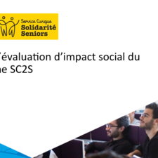 Rapport d'évaluation d'impact social du programme Service Civique Solidarité Seniors