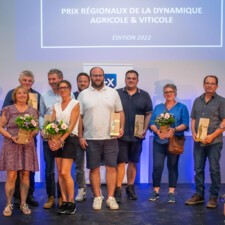 [Photo]  Tous les Lauréats du Prix régional de la Dynamique Agricole et Viticole de la BPALC