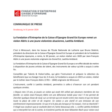 CP Remise du Violon à Laetition Amblard