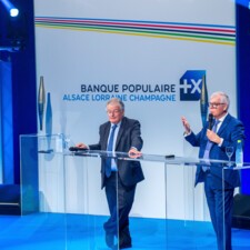 [Photo 2] - Thierry CAHN, Président du Conseil d'Administration et Dominique GARNIER, Directeur Général de la BPALC