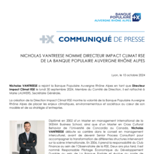 Nomination Nicholas VANTREESE