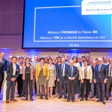 35 ans : médailles d'Honneur du Travail Or et médailles d'Or de la Société Industrielle de l’Est