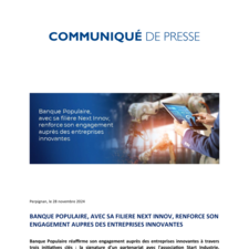 Communiqué de presse_Banque Populaire avec sa filière Next Innov renforce son engagement auprès des entreprises innovantes.pdf