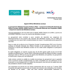 Communiqué de presse AO Ministères sociaux