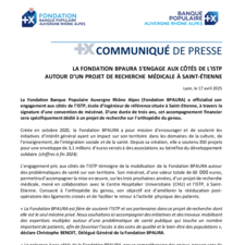 CP Fondation BPAURA x ISTP Saint-Etienne