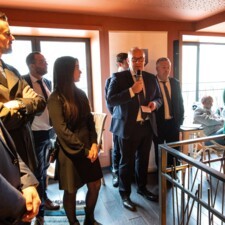 [Photo] Discours de Stéphane LANGLOIS, Directeur adjoint du réseau territoires et clients de proximité de la BPALC