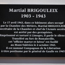 Plaque commémorative