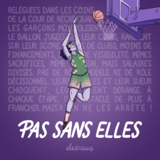Illustration couverture BD "Pas sans elles"