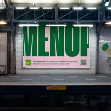 Visuel Ménopause métro Paris