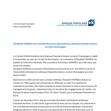 CP - Élisabeth MOREAU nommée Directrice Générale de la BPALC.pdf