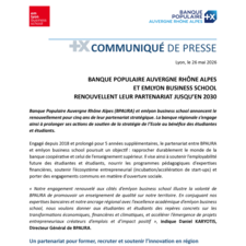 2026 05 26 - CP Partenariat BPAURA x EM Lyon