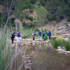 Voluntariado ambiental en el río Mijares