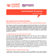 Communiqué de presse Malakoff Humanis - Bien Vieillir