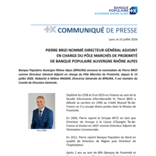 2026 07 15 - Nomination Pierre BRIZI