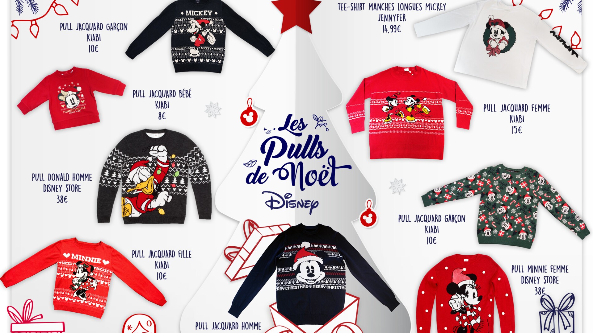 C l brez No l en magie avec les pulls Disney