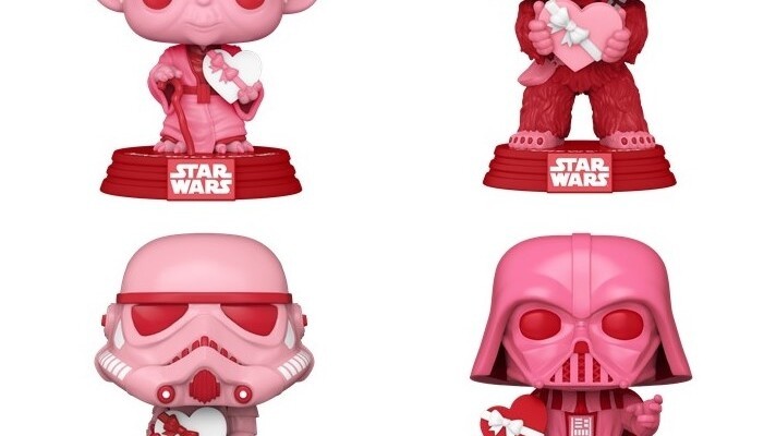 6 POP Star Wars tout en rose pour la Saint Valentin