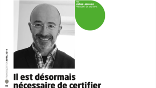 Il est désormais nécessaire ce certifier l'information corporate