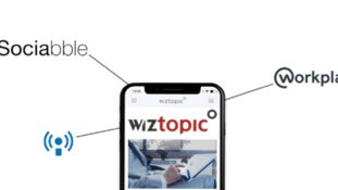 Com’ corporate : Wiztopic disponible sur LinkedIn, Sociable et Workplace