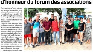 La torche olympique invitée d'honneur du forum des associations