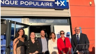 Le Soler/ Retour : inauguration de l'agence Banque Populaire du Sud