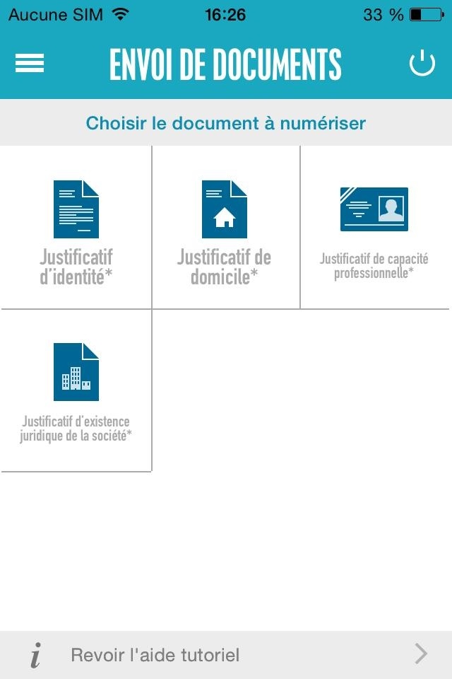 Illustration envoi de documents application professionnelle Banque Populaire