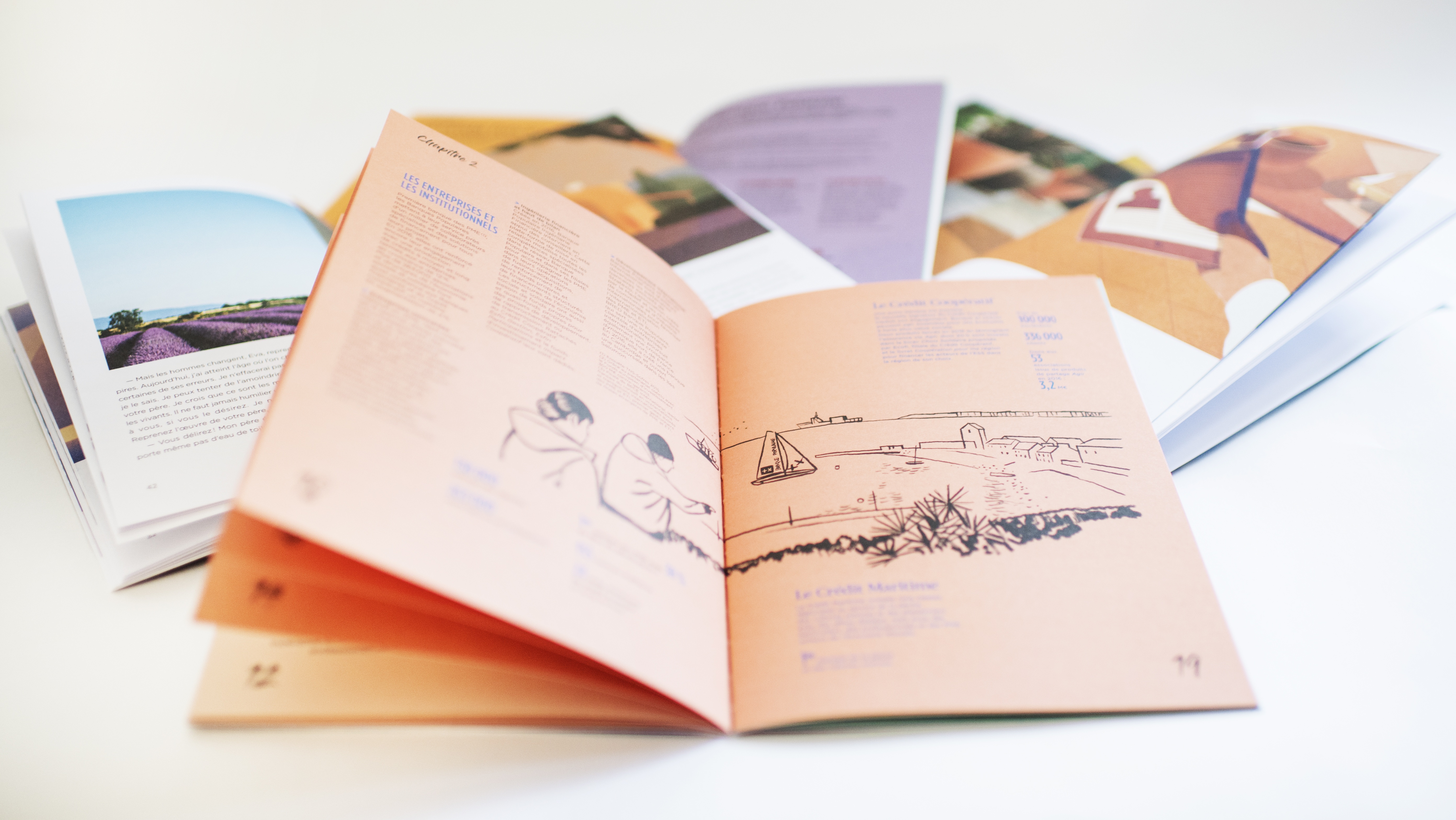 Visuel rapport annuel du Groupe BPCE