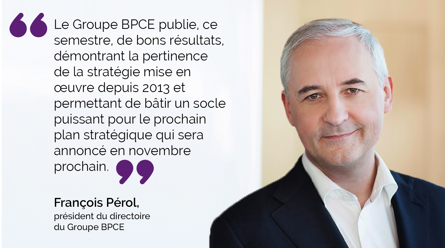 Verbatim - Résultats T2 -17 et S1-17 du Groupe BPCE