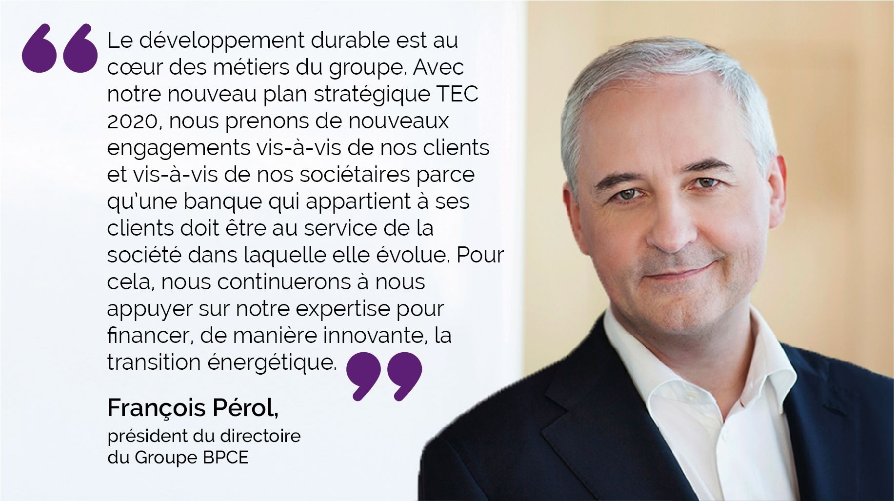 [Verbatim] François Pérol Finance verte