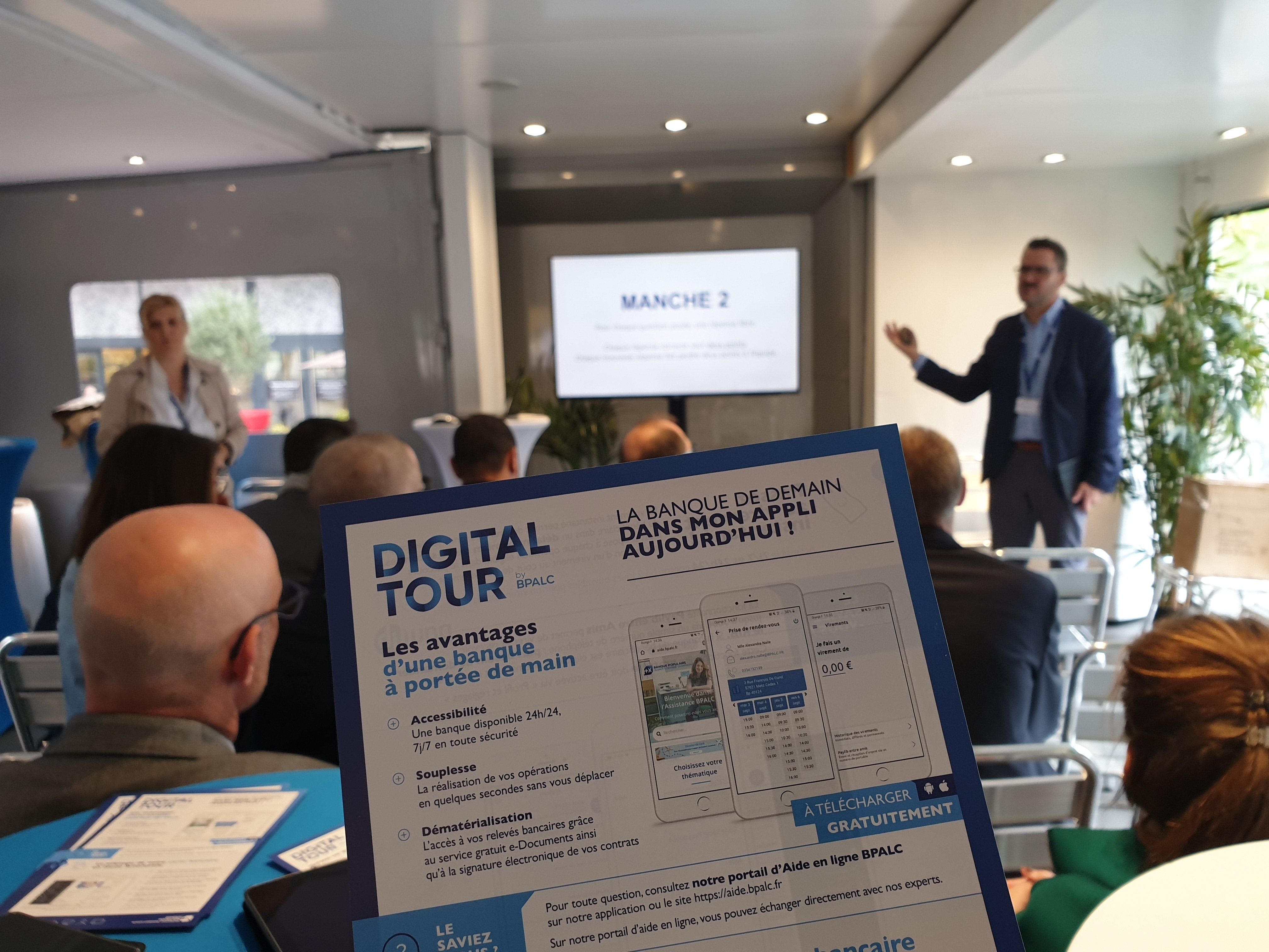 DIGITAL TOUR : atelier fonctionnalités de l'application CYBERPLUS