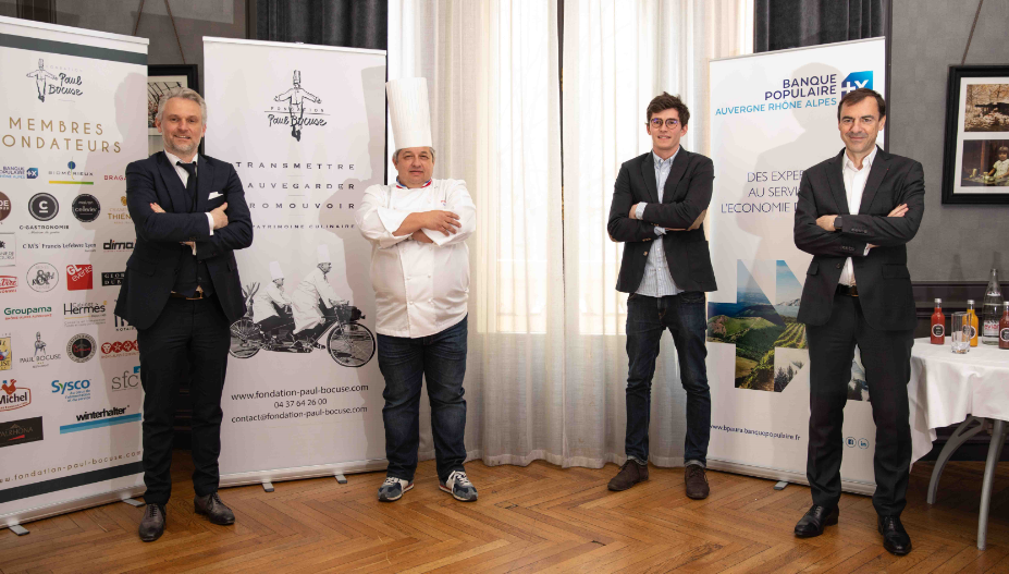 Photo : Le Repaire du Chef, la Fondation Paul Bocuse et la Banque Populaire Auvergne Rhône Alpes s’associent pour soutenir les restaurateurs éprouvés par la crise sanitaire